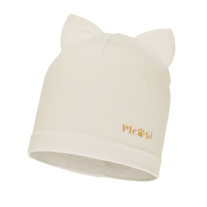 Flicka höst/vår mössa, creme, Jaspera