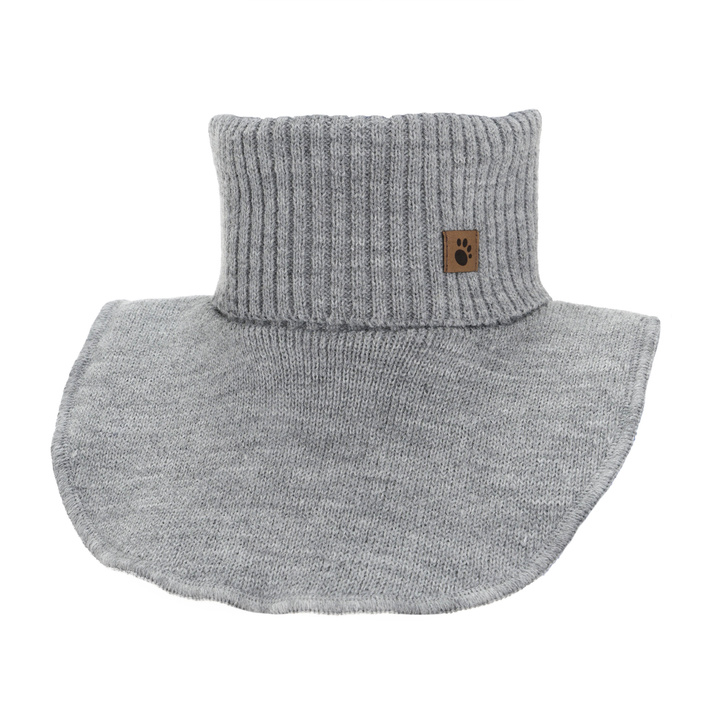 Pojke vinter halsvärmare, grå, fodrad, Lamor