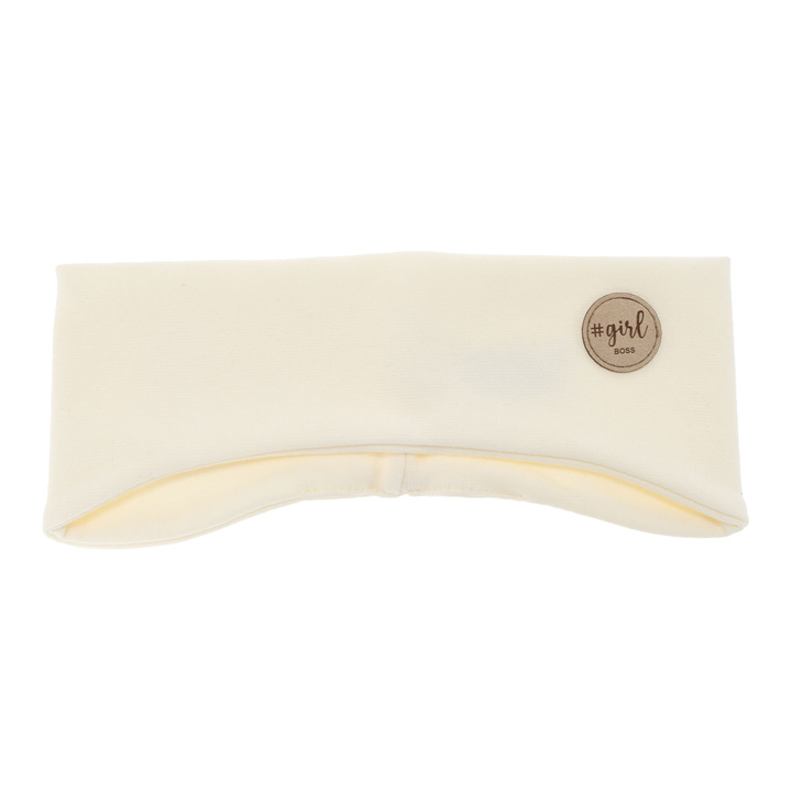 Pannband till höst, vår för flicka, krämfärgad Maranta