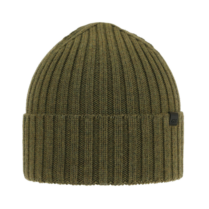 Herr vintermössa, olivgrön, 100% Merino Ull, Nathan