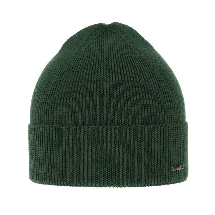 Herr vintermössa, grön, 100% Merino Ull, Memfis