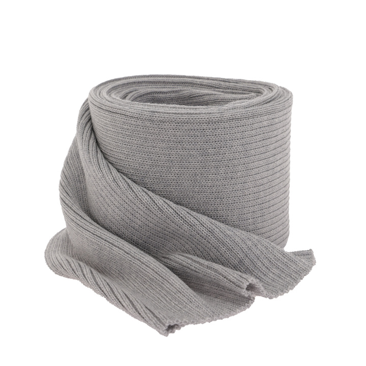 Herr vinter halsduk, grå, 100% Merino Ull, Brayan